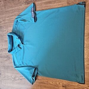 Oakley Men's Large Regular Fit Blue Polo